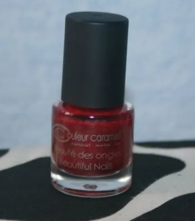 Vernis rouge orangé Couleur Caramel, Couleur Caramel