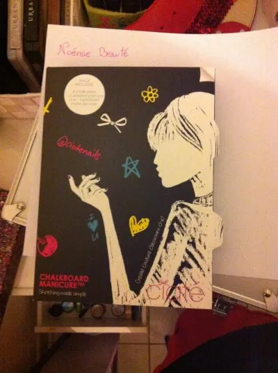 chalkboard manucure, Ciaté