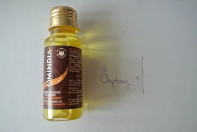 Huile de massage relaxante, Omindia