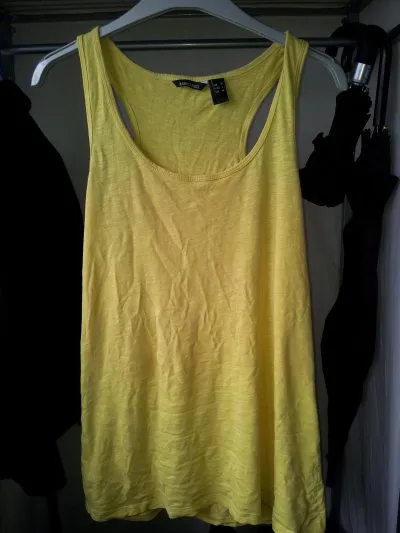 long debardeur jaune, Mango
