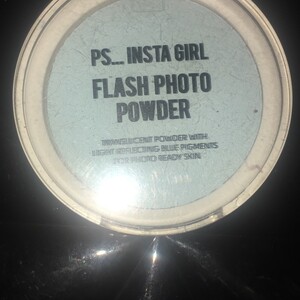 Flash photo powder