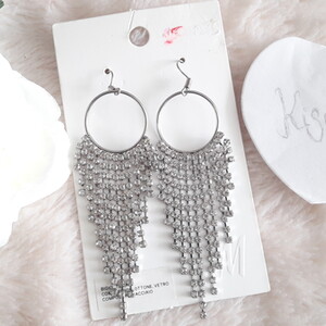 Boucles d'oreille strass