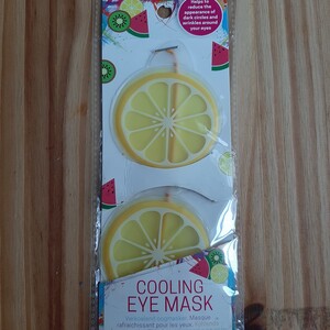 Masque rafraîchissant pour les yeux - Citron
