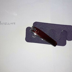 Ensemble pieds 2 séparateurs d'orteils + coupe ongles rouge et argenté