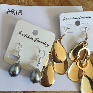 Lot Boucles d'oreilles