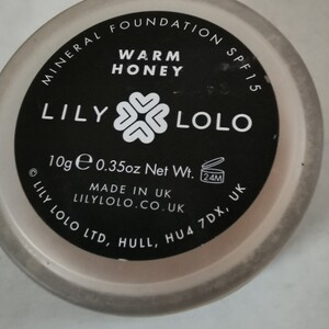 fond de teint mineral bio lily lolo warm honey
