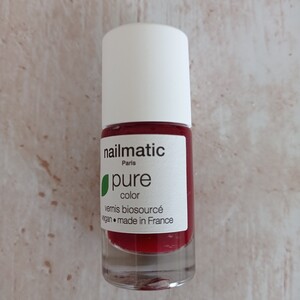 Vernis rouge "Nailmatic" - Vegan - "Grace"