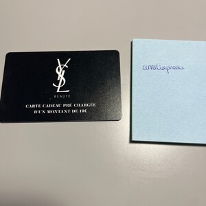 Carte cadeau YSL