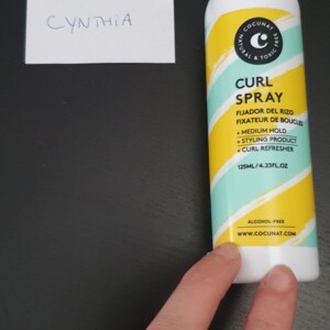 Curl spray