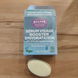 Serum visage solide booster d'hydratation