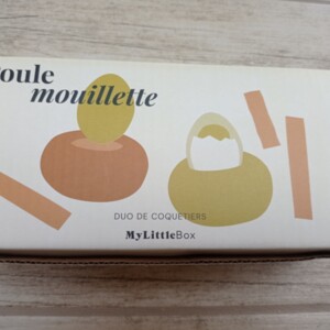 Lot de 2 coquetiers en grès