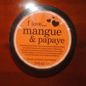 beurre corporeli love mangue & papay