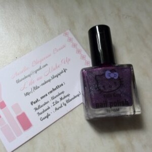 Vernis Violet Hello Kitty