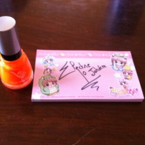 Vernis orange fluo