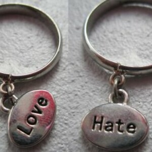 Bague love/hate