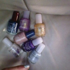 Lot de 7 vernis