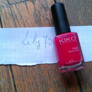 Vernis Kiko rose 361