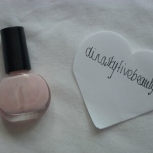 Vernis rose clair