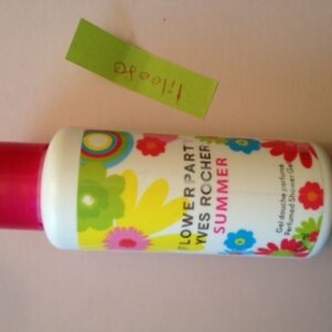 gel douche flower party