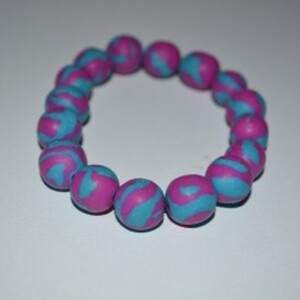 Bracelet en pate fimo