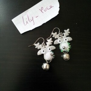 Boucles d'oreilles rennes