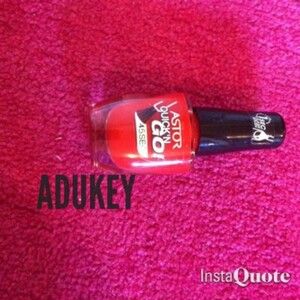 Vernis rouge