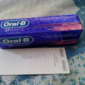 Dentifrice oralb 3d white