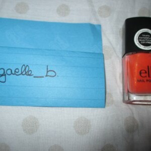 Vernis orange