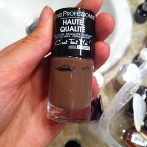 vernis chocolat