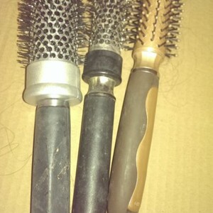 Lot de 3 brosses rondes