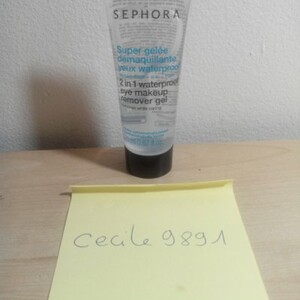 Sephora super gelée démaquillante yeux waterproo