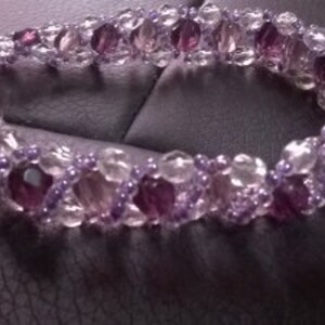 Bracelet perle fait maison.