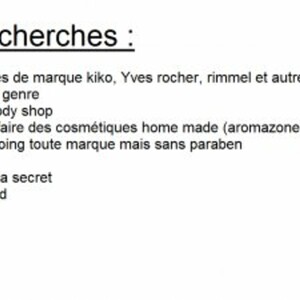 mes recherches