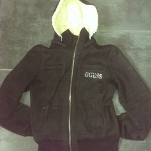 Veste noir en coton GUESS