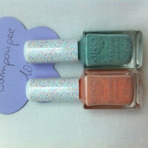 Deux vernis KIKO cupcake