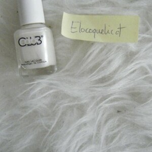 Vernis blanc nacré