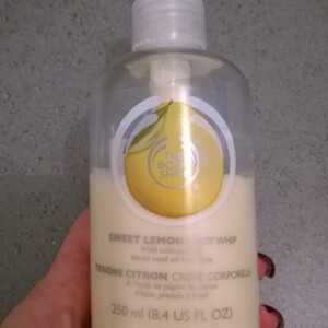 lait corporel citron