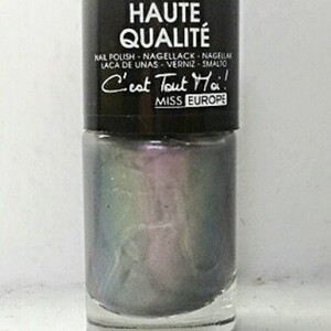 Vernis Irisé gris reflet violet