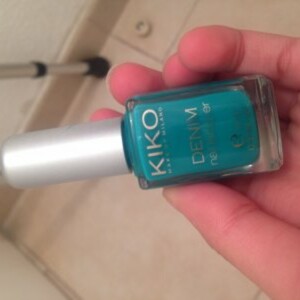 Vernis kilo vert paillete