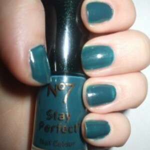 Vernis bleu vert Number7