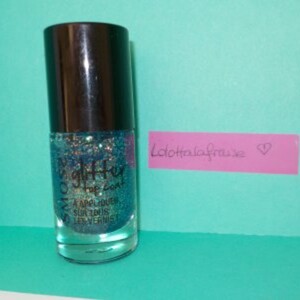 top coat glitter