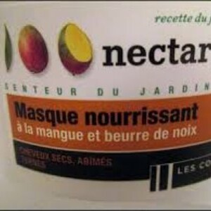 masque nourrissant à la mangue et beurre de noix