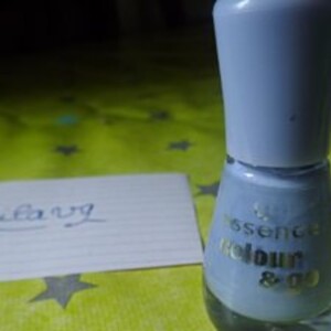 Vernis bleu pastel