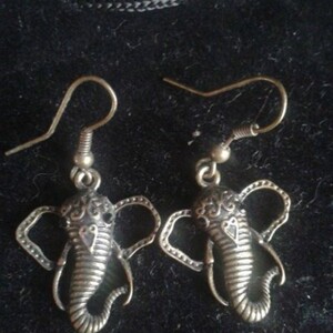 boucles d'oreilles éléphant