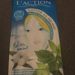 Masque visage à l'huile de coton