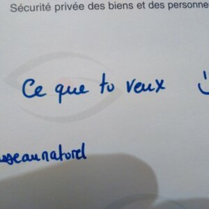 ce que tu veux