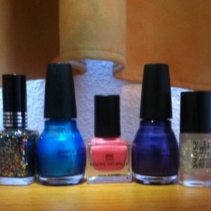 Lot de 5 vernis quasi pleins