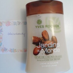 Creme de douche feve de cacao jardin du monde