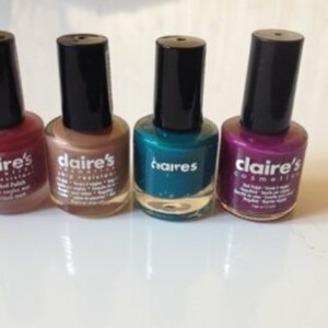 Lot vernis Claire's