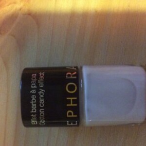 Vernis Sephora effet barbe a papa